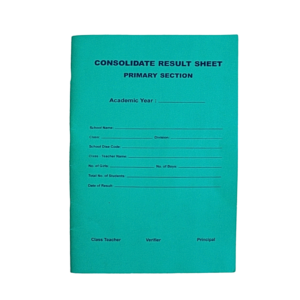Consolidated Results Sheet - Primary Section
