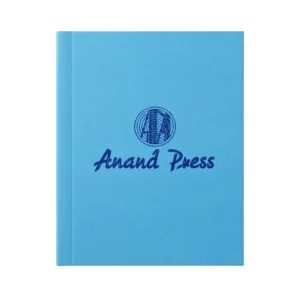 blue softcover file